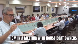CM in a Meeting with House Boat Owners | JK News Today
