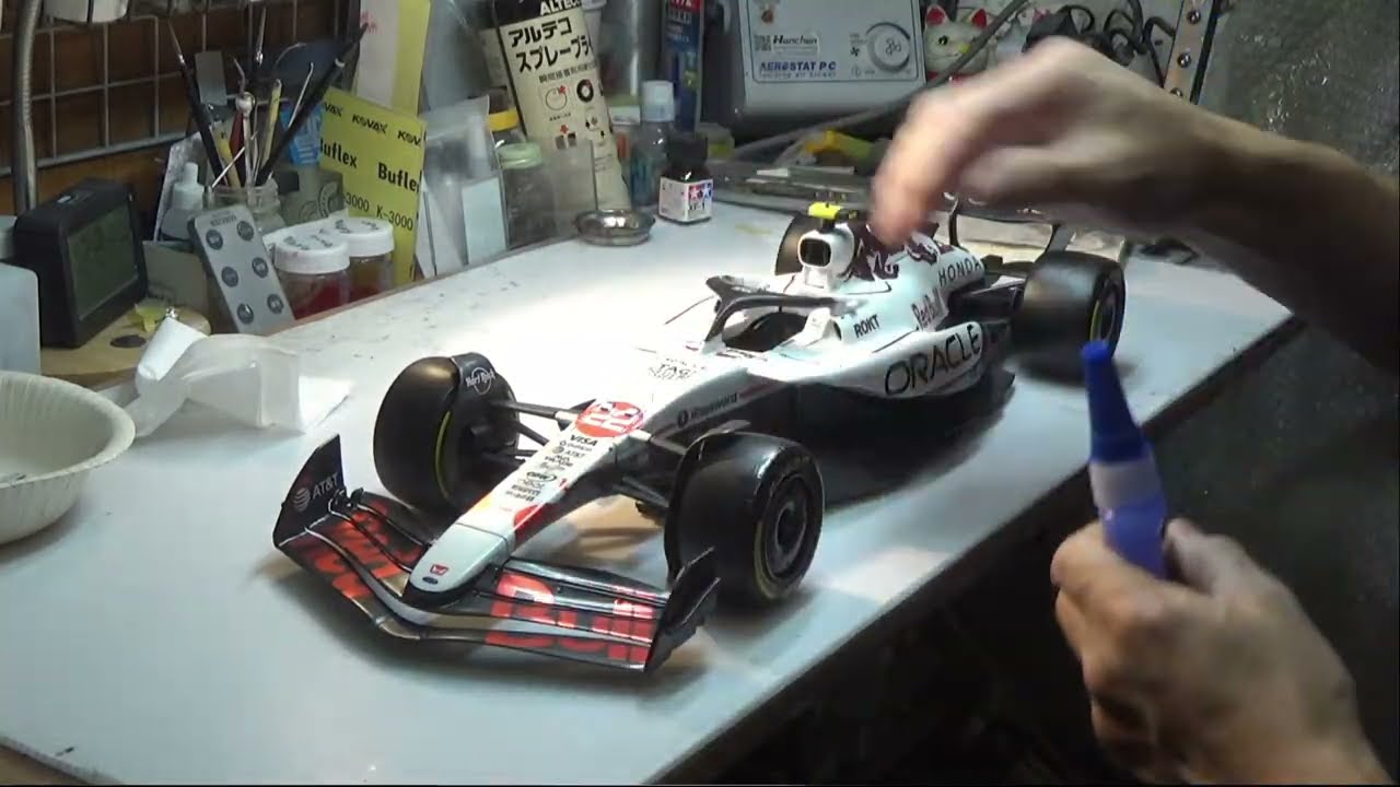 56日目】1/12 RB21 Japanese GP 2025 3D Kit 生配信製作 - YouTube