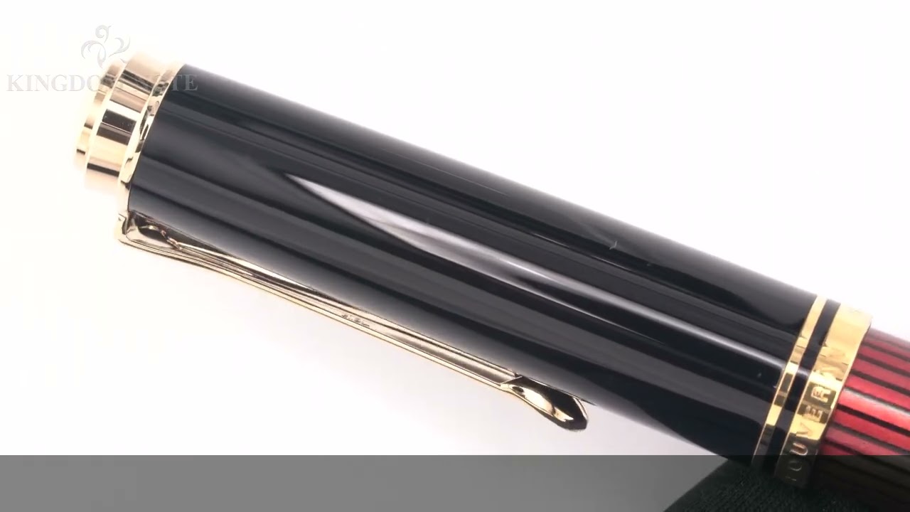 Pelikan ペリカン 万年筆 スーベレーン M600 レッドストライプ EF