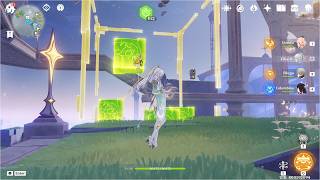 Fantastic Elemental Cubes puzzle to North of Pillar Hall Central Zone Temple of Space
