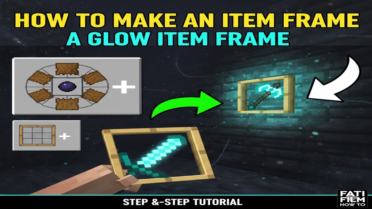 How to Make a Glow Item Frame in Minecraft (Step-by-Step)