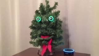 Amazon Alexa Echo Dot Becomes Creepy Talking Christmas Tree