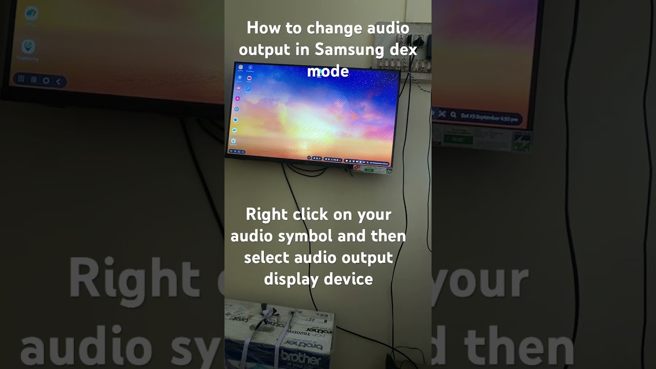How to change audio output in Samsung Dex mode/ ￼ Samsung dex me audio output kese change Kare ￼