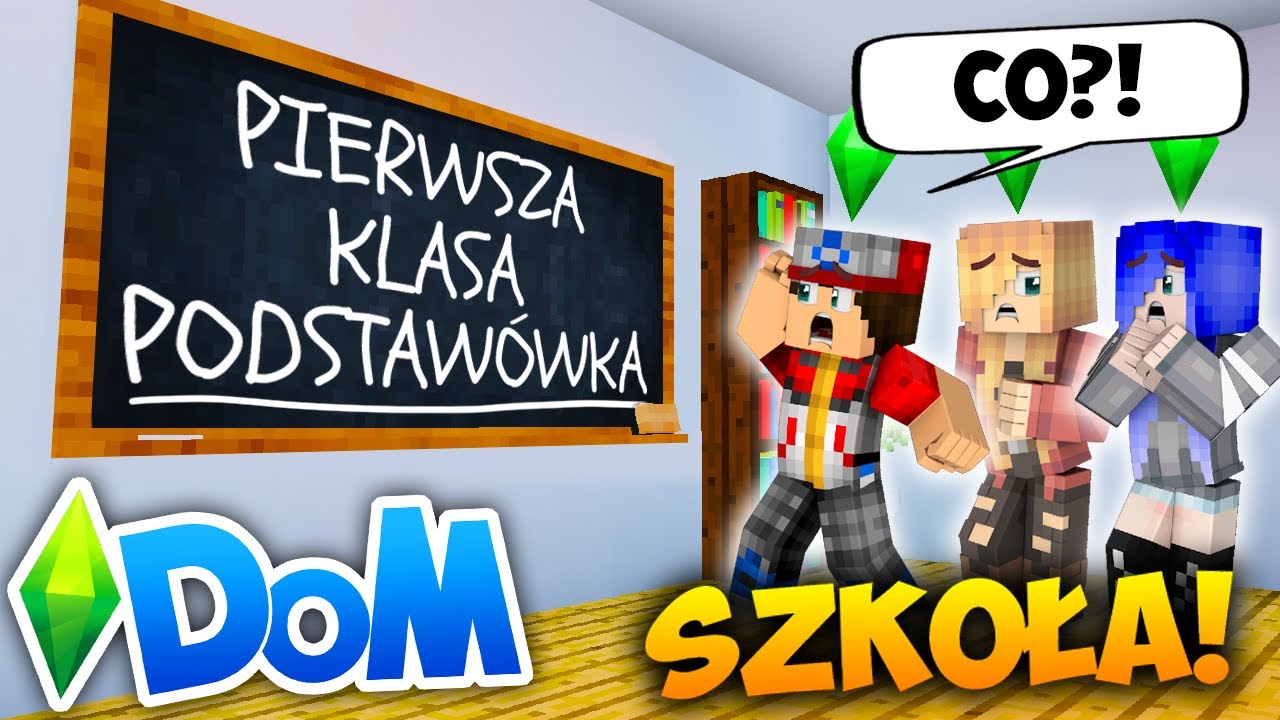 🚌📚😱 MINECRAFT DOM #86 - IDZIEMY DO SZKOŁY?! *pierwsza PODSTAWÓWKA?!* | SIMSCRAFT