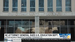 North Carolina sues U.S. Dept. of Education over terminated school funding