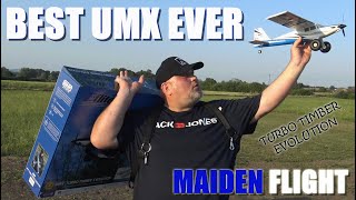 UMX Turbo Timber Evolution BNF Basic with AS3X and SAFE Maiden flight