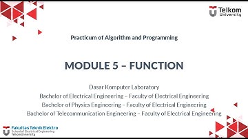 Module 5 Tutorial | Function