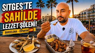 Sitges Sahilde Deniz Ürünleri Deniyoruz