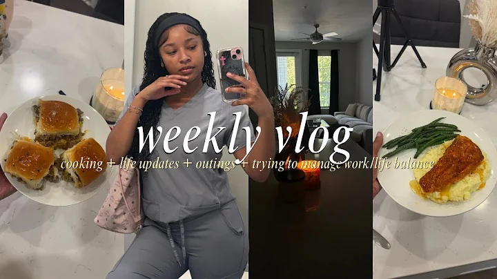 weekly vlog: balancing 9-5 + content + living alone, grocery restock, life update, cooking + more