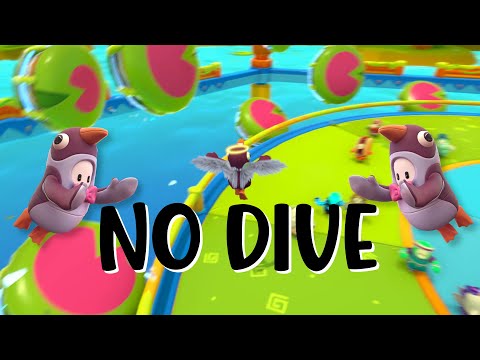 Stompin Ground| No Dive Challenge | Bert 🐧 - Fall Guys