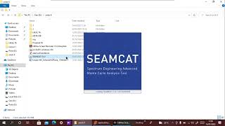SEAMCAT installation &amp; simulation (interference analysis)