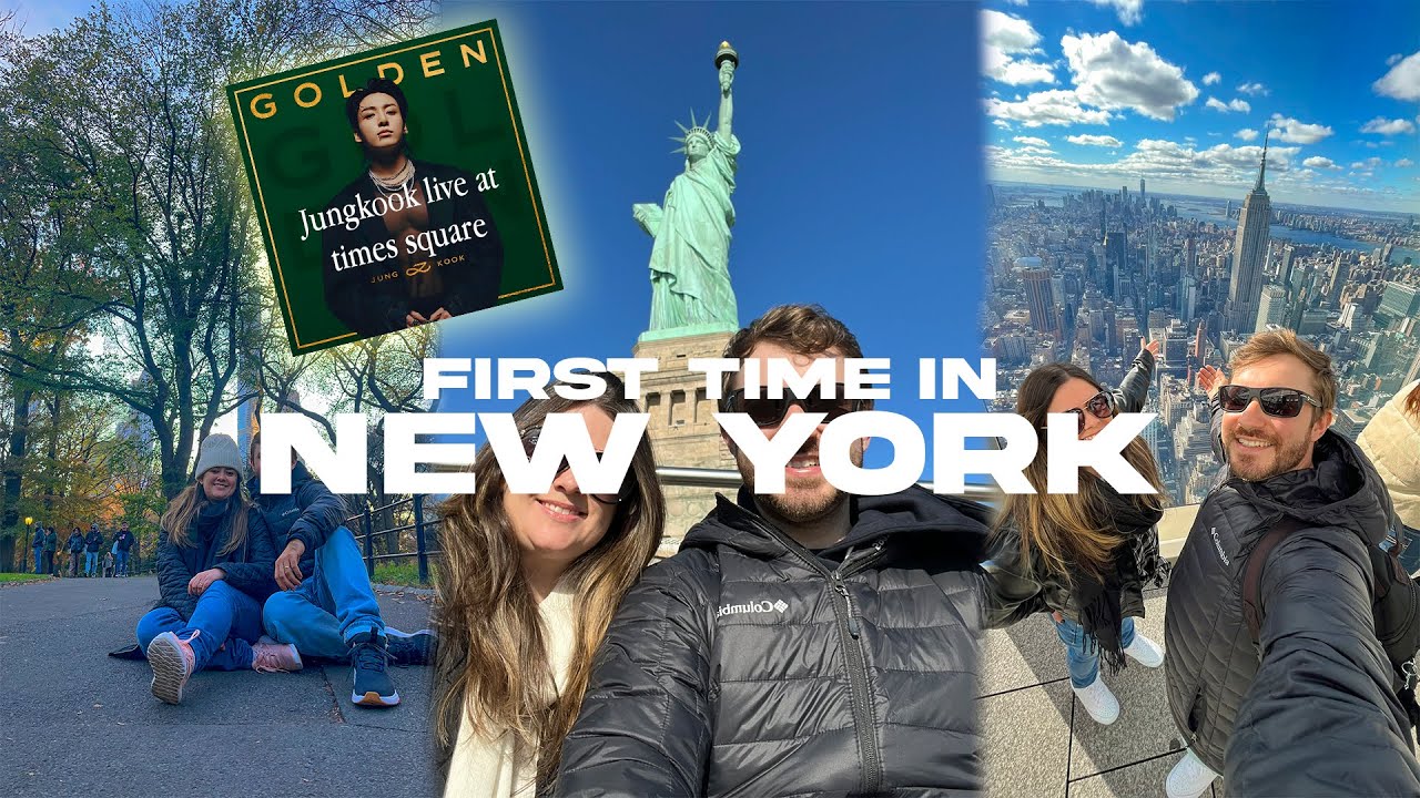 First day in #NYC #jungkook live at tsx Times Square #surpriseshow