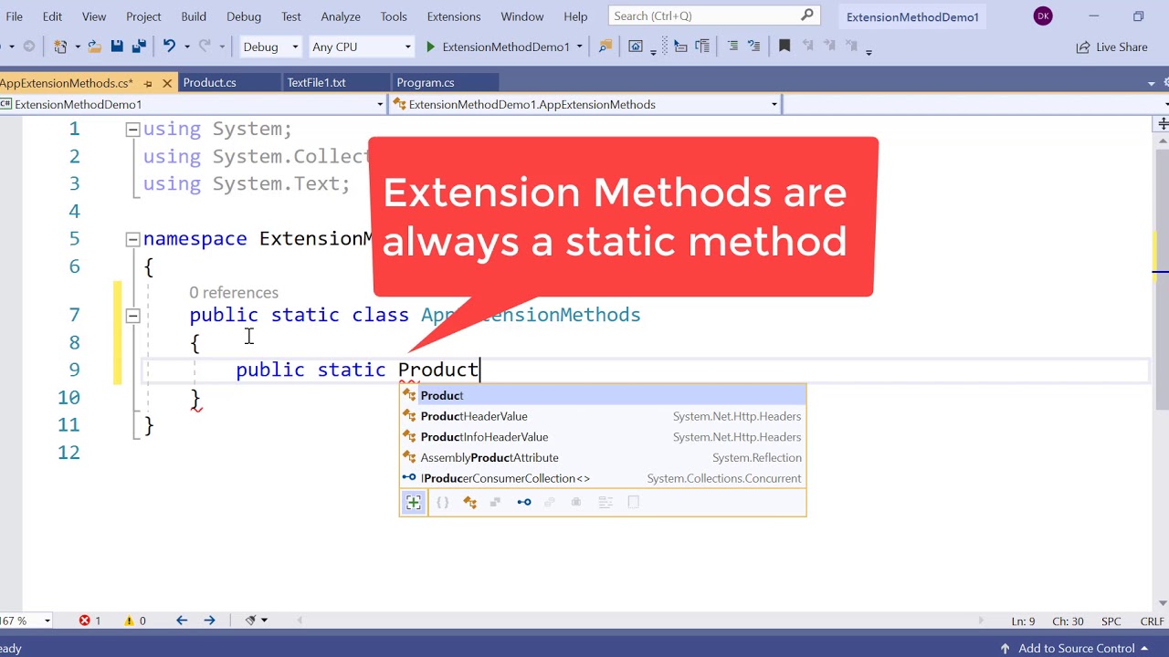 Extend a framework - C# Video Tutorial