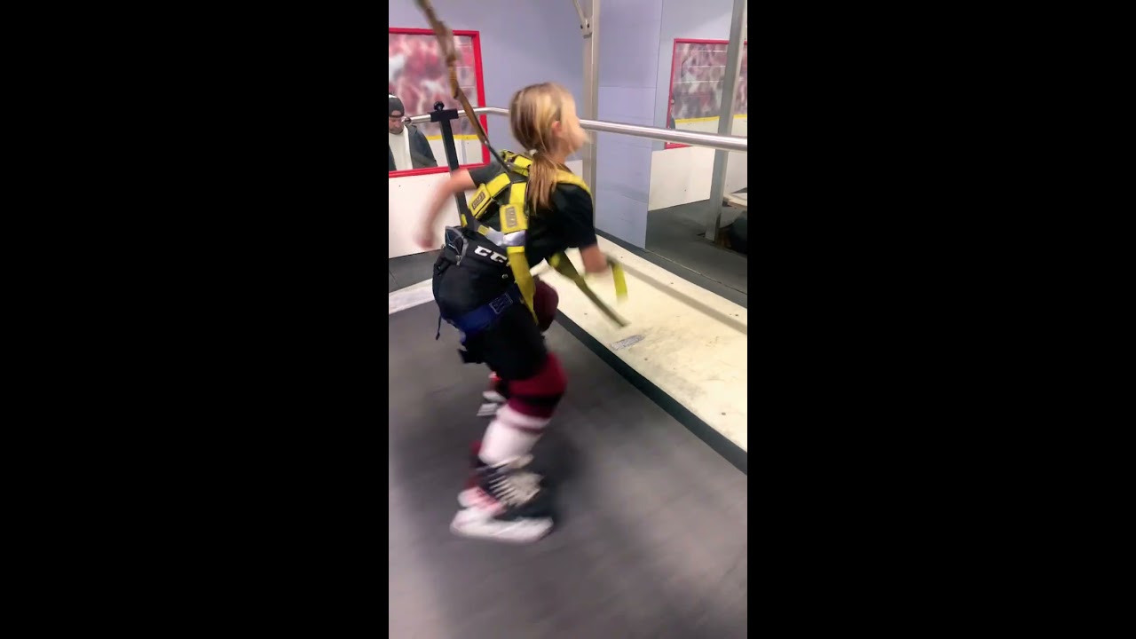 Can Girls Play Hockey They Hockeytraining Hockeytreadmill Skating