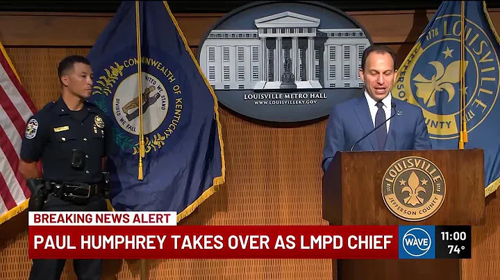 Paul Humphrey selected to lead as chief of Louisville Metro Police Department