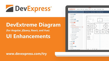 DevExtreme Diagram for Angular, jQuery, React, and Vue: UI Enhancements