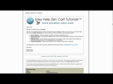 Easy Help Zen Cart Tutorial: Increase Conversion by Adding a Gift Certificate to the Welcome Email