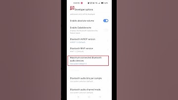 Thumbnail of Enable maximum connected Bluetooth audio devices| #shorts