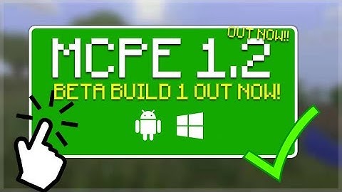 MCPE 1.2 OUT NOW!! Minecraft Pocket Edition - 1.2 BETA BUILD 1 OUT NOW All Changes!