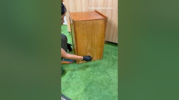 Hidden Safe Inside a Bedside Table – Easy DIY Tutorial #videos #wood #furniture #virals #woodwork