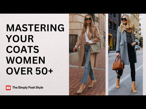 5 Basic Stylish Wool Coats you Need and How to Style for Women Over 50+