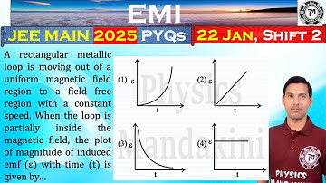 A rectangular metallic loop is moving out of a uniform magnetic field region to a field free region