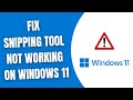 Fix snipping tool not working on windows 11 howtocodeschoolcom