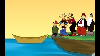 River Crossing - Family of 5 within 30 seconds -  Popeye, Olive screenshot 1