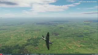 DCS - Steel in Spitfire RTB over Normandy