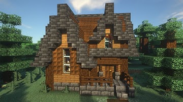 Minecraft | 1.17 Deepslate Cabin Tutorial