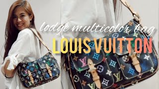 Louis Vuitton Authentic Multicolor Lodge PM Black - $1419 (39% Off