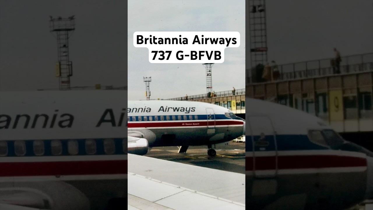 #shorts - G -BFVB seen on the 16/09/81 #boeing737 #aviation #planespotting