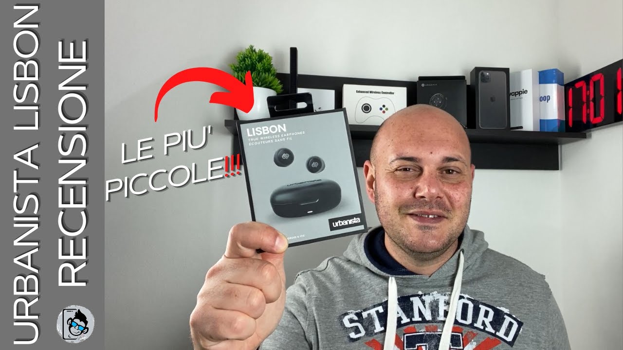 URBANISTA LISBON RECENSIONE - Le CUFFIE più PICCOLE non IN-EAR quasi  Invisibili! - YouTube