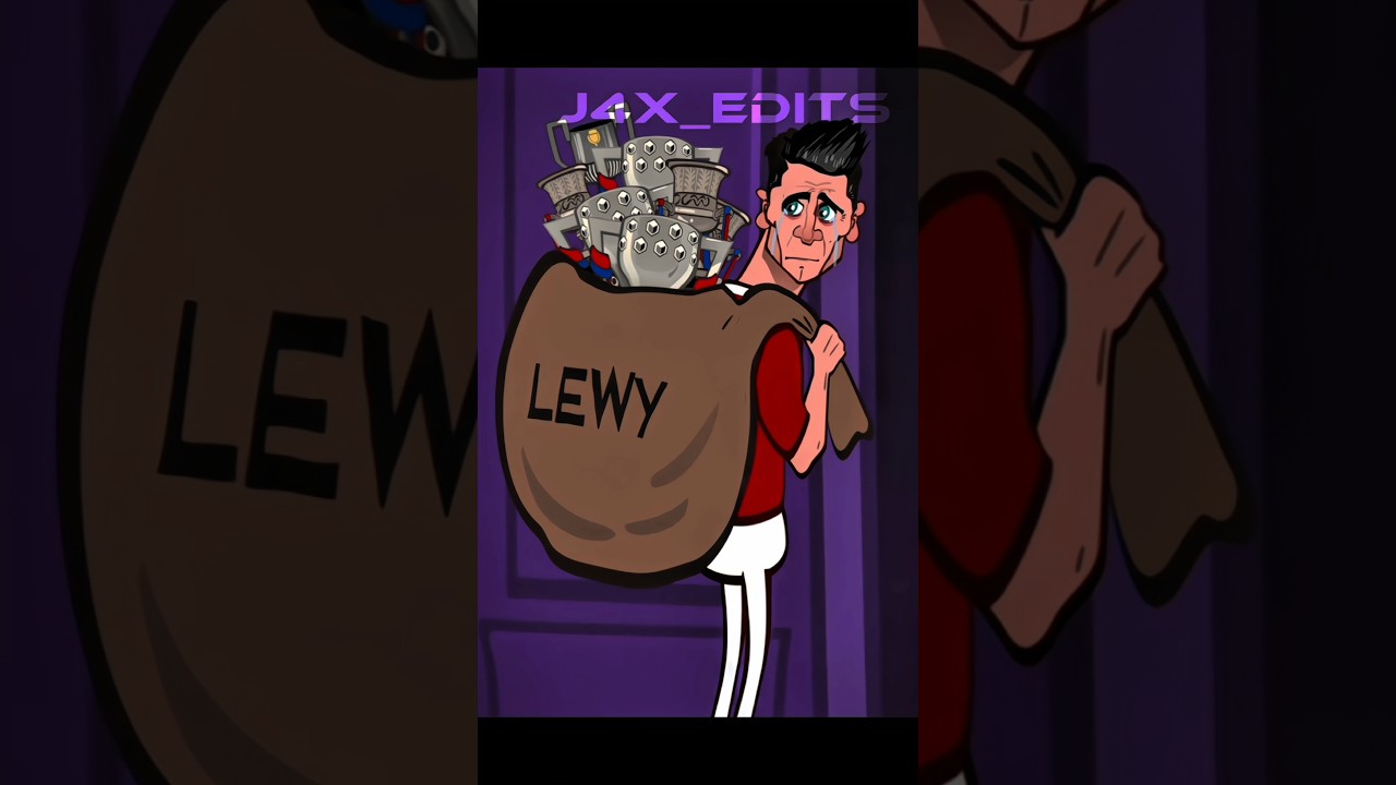 A painful goodbye Lewandowski & Barcelona 💔🥀#lewandowski #barcelona #animation #shorts #edit