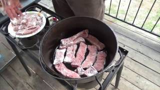 Great outdoor cookin today shows you how to create and amazingly
delicious version of pepper steak rice. all done in a dutch oven,
course out...