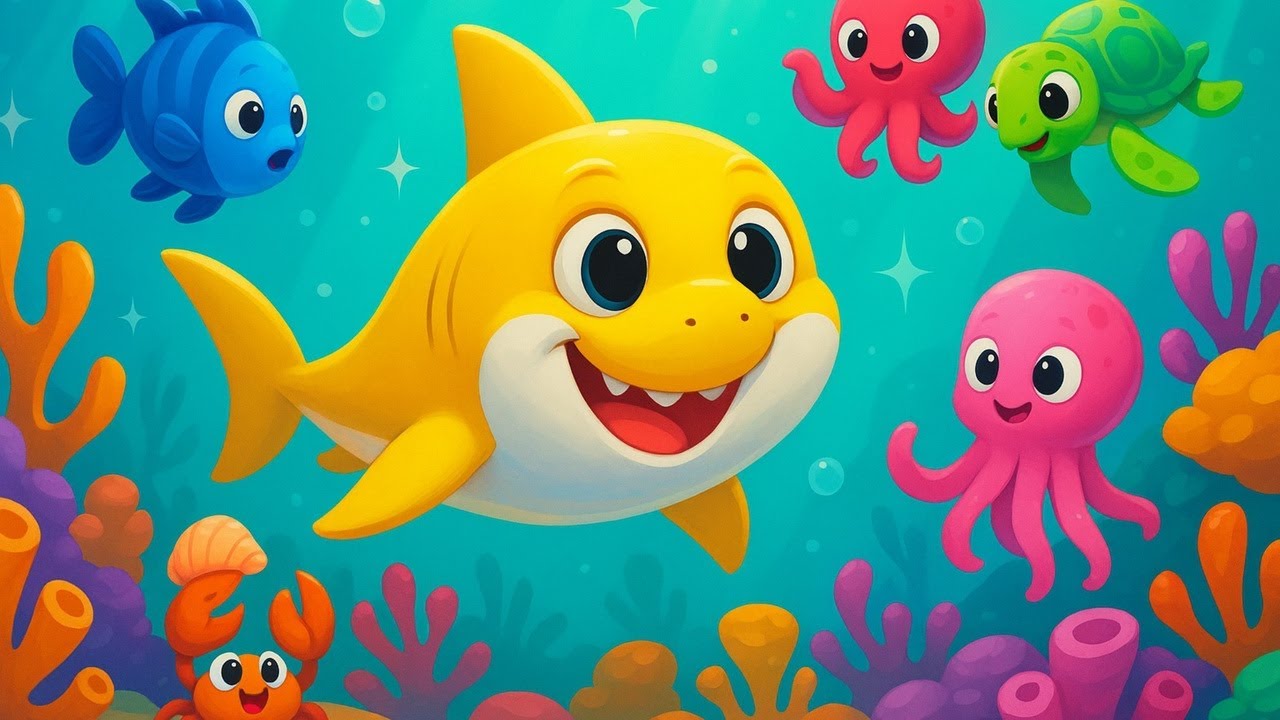 Baby Shark 🦈 | Great Kids Nursery Rhymes for Preschool Learning