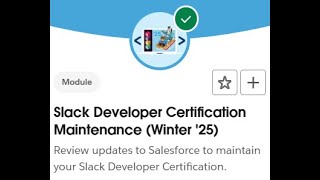 Slack Developer Certification Maintenance (Winter '25) - All Challenges in 1 video ! || Salesforce