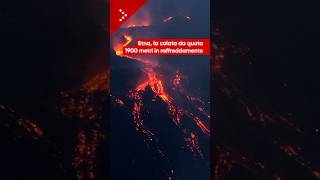 Etna, la colata in Valle del Bove in progressivo raffreddamento: le immagini dal drone