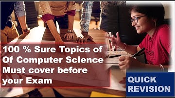 100 % Sure Topics of Of Computer Science - Must cover before your UGC NET JRF Exam