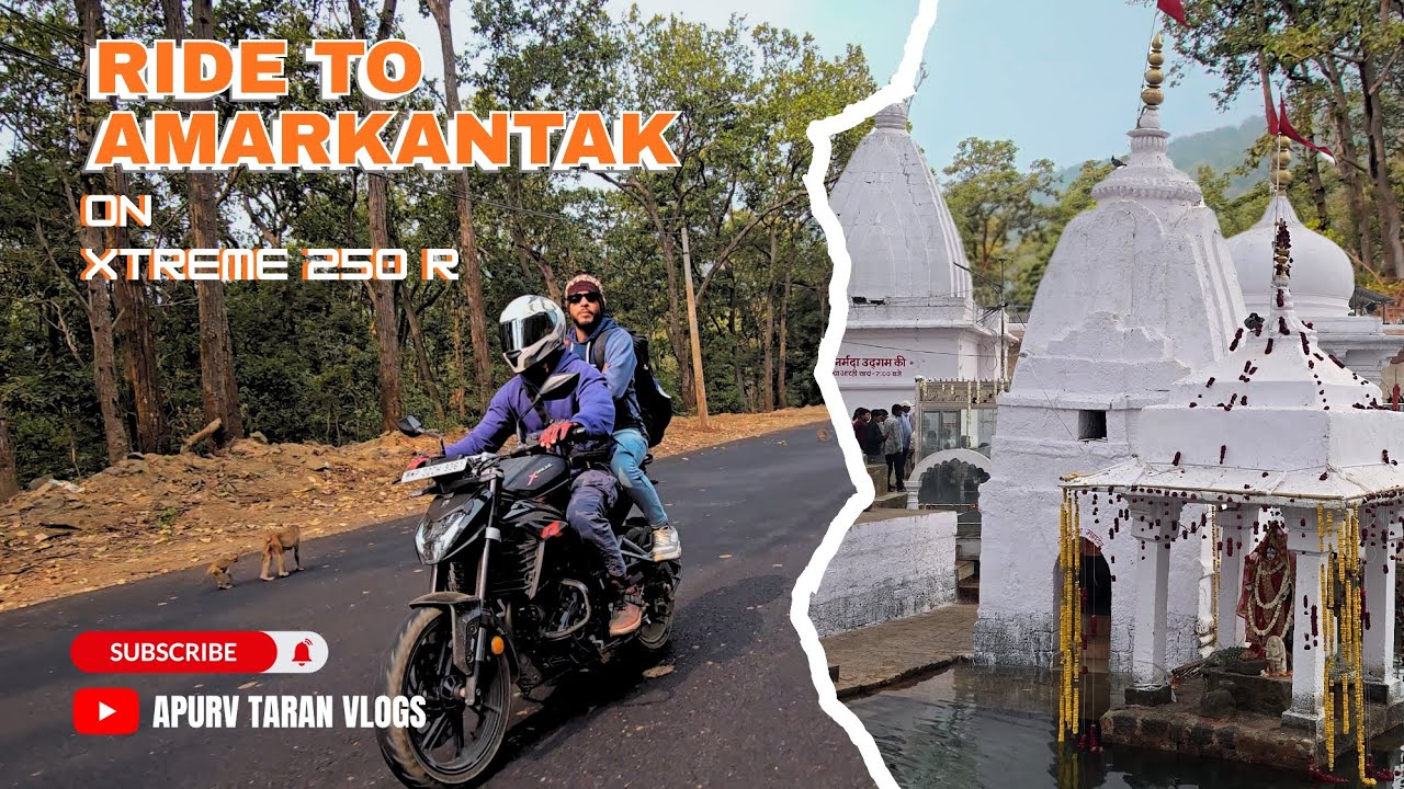 The Most Chaotic Ride to Amarkantak | Day 1 Fail? #xtreme250r #vlog #amarkantak 