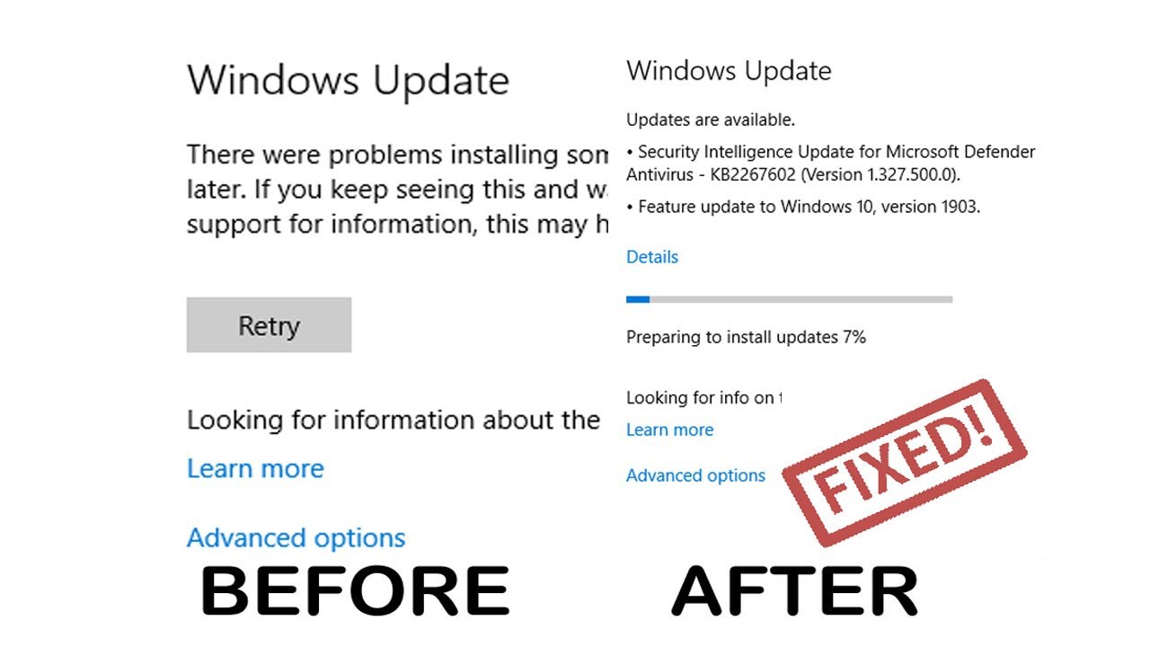 How To Fix Windows Update Error X In Windows Solved Youtube