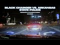 Black Dodge Charger Rockets Through Little Rock Streets | Arkansas State Police
