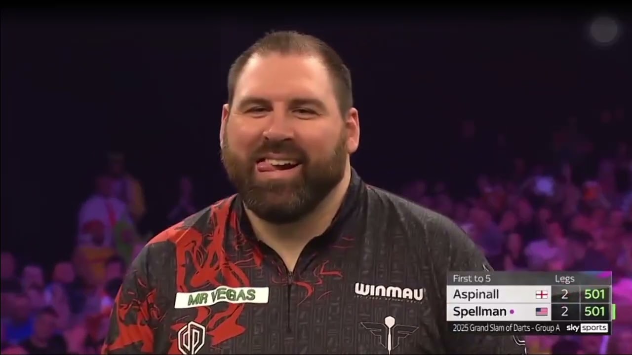 Nathan Aspinall vs Alex Spellman | 2025 Mr Vegas Grand Slam of Darts