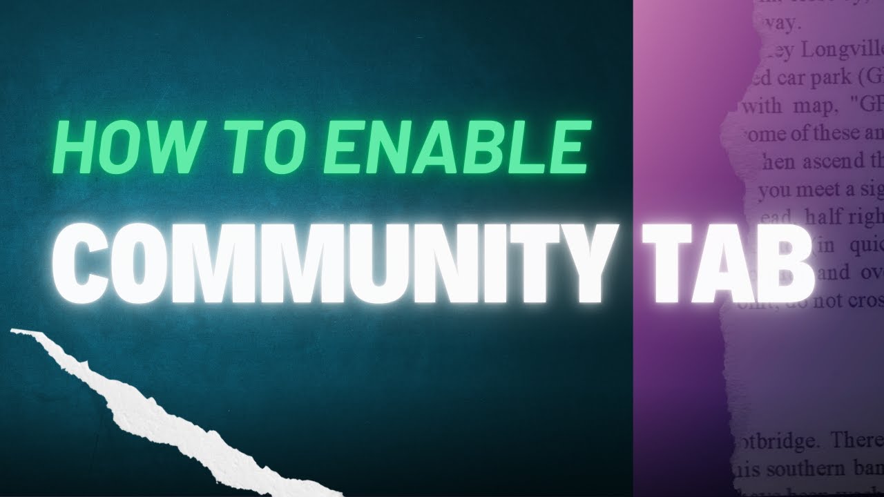 Apply for Community Tab on YouTube  || How To Enable Community Tab || 