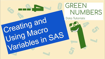 3 Ways to Create Macro Variables in SAS | Data Tutorial | Macros