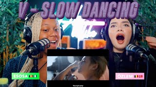 V 'Slow Dancing' Official MV and V - Slow Dancing / THE FIRST TAKE reaction