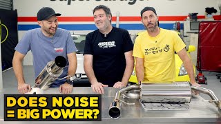 Does a louder exhaust make more power?