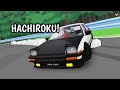 HachiRoku (AE86) Drift Reverse Gunsai Touge | FR Legends