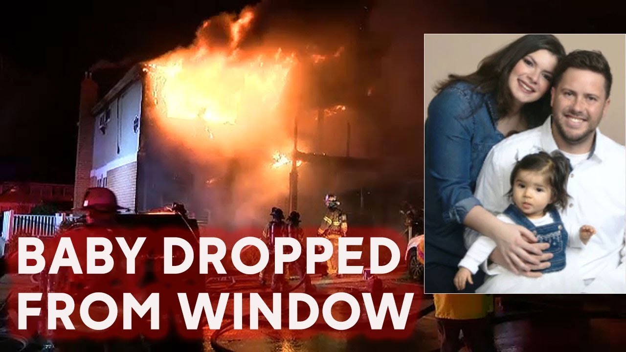 Mom drops baby from balcony to escape apartment fire YouTube