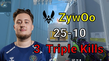 CS2 ZywOo FACEIT 25-10 (nuke) POV | 2025/01/17 | #cs2 #pov #demo